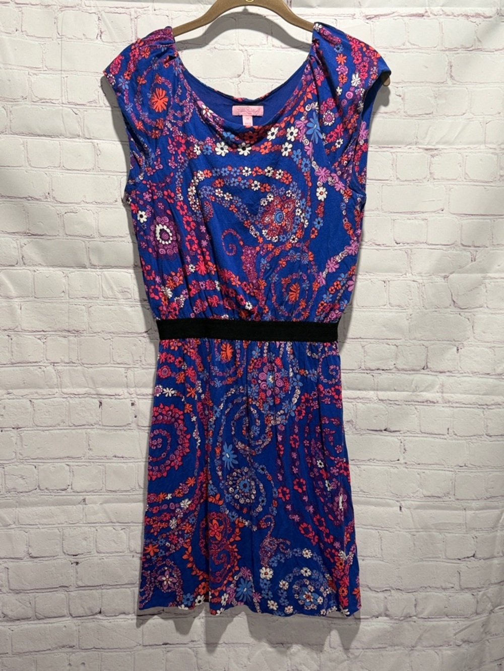 Lilly Pulitzer Laney Cap Sleeve‎ Floral Dress Woman’s Size Medium